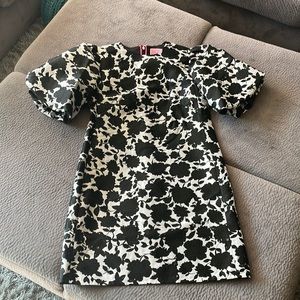 Kate Spade Bicolor Floral Taxi Dress